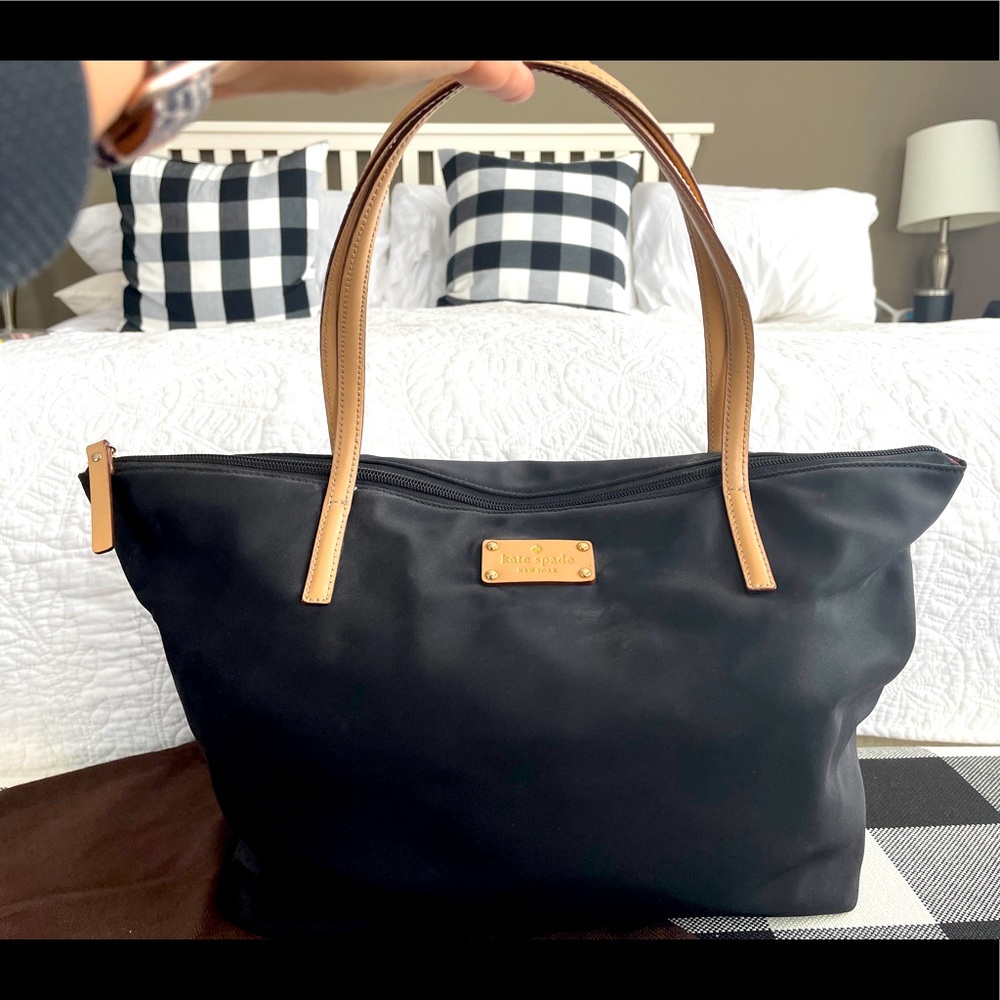 Kate spade Black and Tan purse